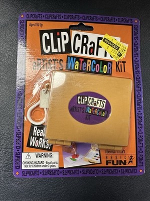 Clip Crafts Artist's Drawing, Spin And Bead Kits Keychain