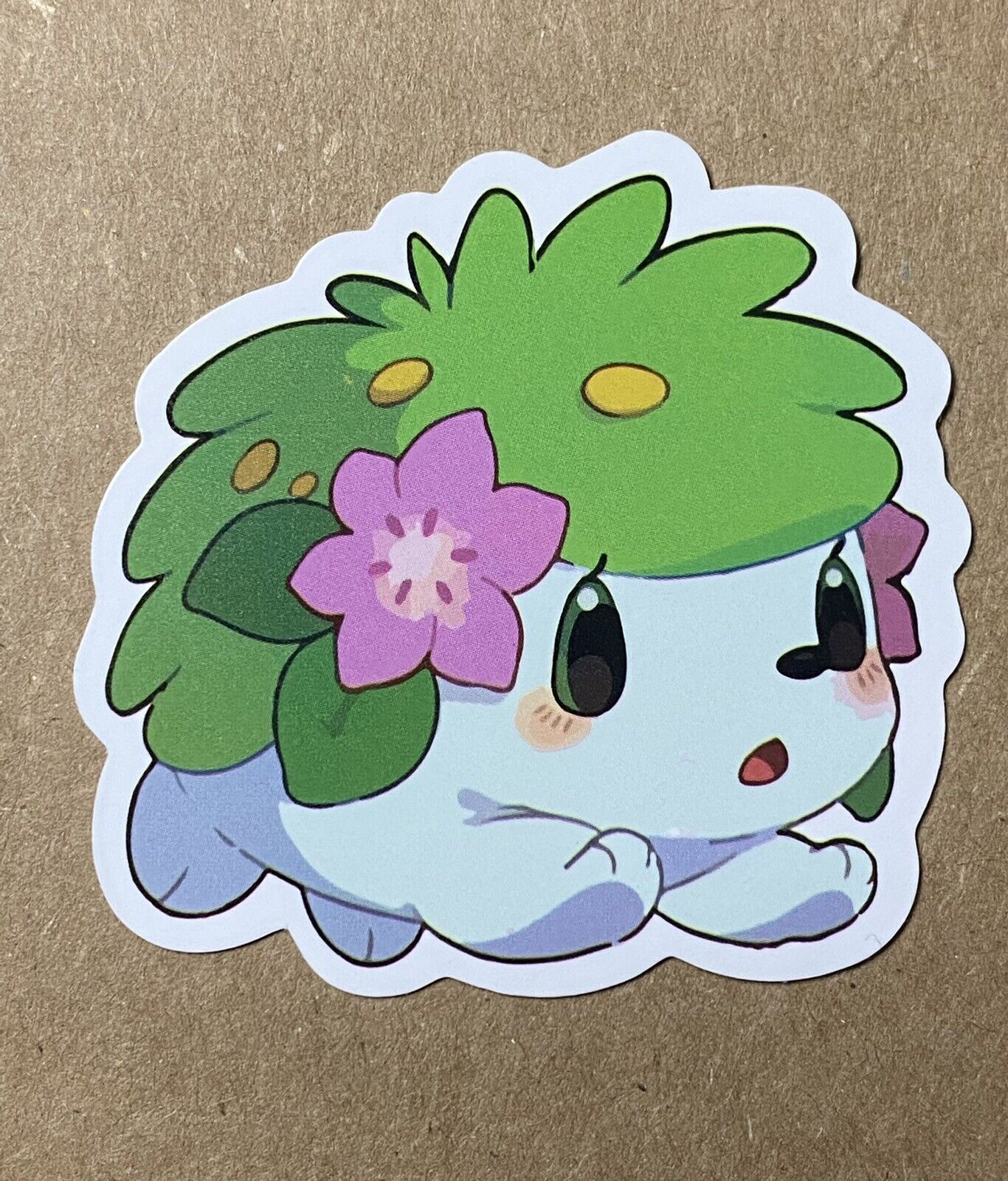 Shiny Shaymin Vinyl Sticker -   Pokemon stickers, Vinyl sticker,  Sticker paper