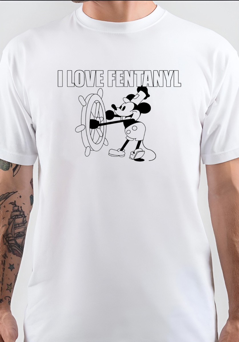 NWT I Love Fentanyl Medicine Funny Human Unisex T-Shirt
