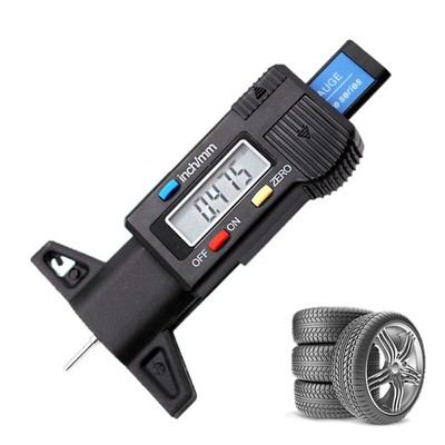 Digital Car Tyre Tire Tread Depth Gauge Meter Tire Wear Detection Measuring Tool