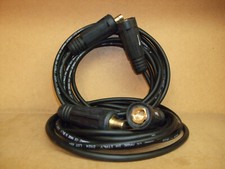 Manual Metal Arc Welding Lead extensions c/w large plugs & sockets x 5 metre set