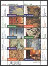 2001 Netherlands, New Art. Several Painters/Artists between 1890-1910, Sheet MNH
