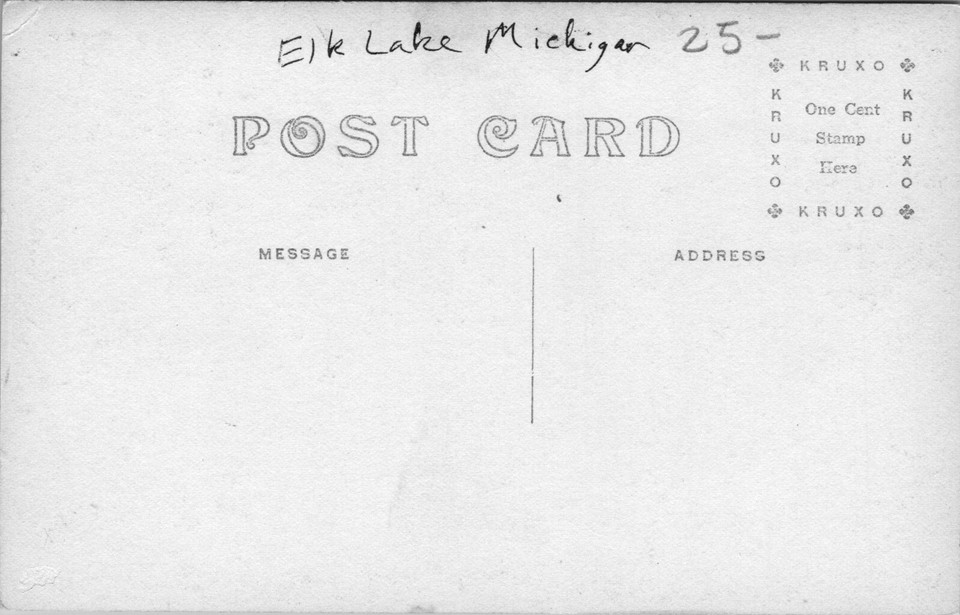 Rex Terrace Elk Torch Lake Antrim Kalkaska Co. Vintage Beebe Postcard