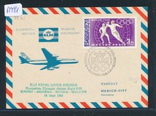 64491) KLM Olympiad SF Budapest v Mexico City 14/9/68, So-Kte, Rare