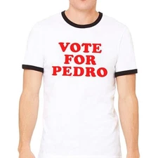 VOTE FOR PEDRO gosh liger funny NEW ringer Napoleon Dynamite T Shirt MENS