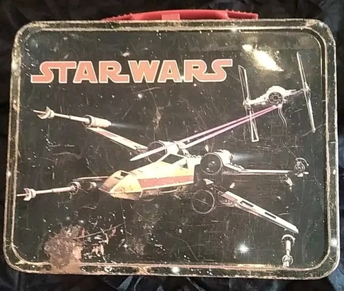 VINTAGE 1977 STAR WARS METAL LUNCHBOX 