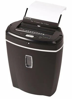 B-Ware GENIE 755 AFX Aktenvernichter Automatischer Einzug 75 Blatt Reißwolf