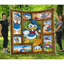 Donald Duck Quilts, Mickey Mouse Friends Quilts Blanket Soft and Cozy