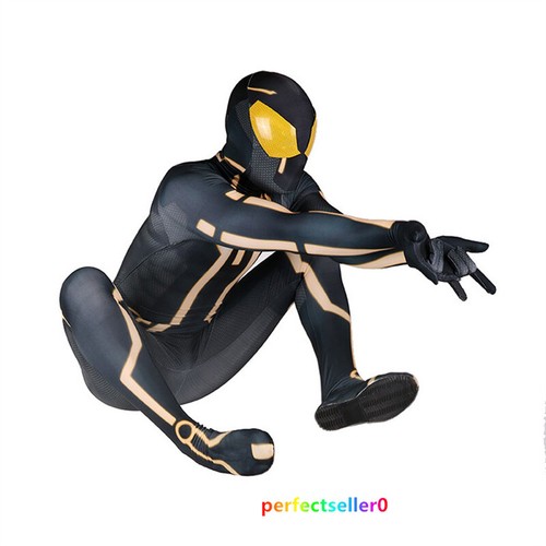 Tron Legacy Body Máscara Zentai Mono Halloween Juegos con disfraces Disfraz Conjunto Hombres - Imagen 7 de 10