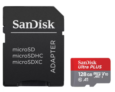 SanDisk Ultra PLUS 128GB microSD Memory Card Up to 150MB/s Authentic