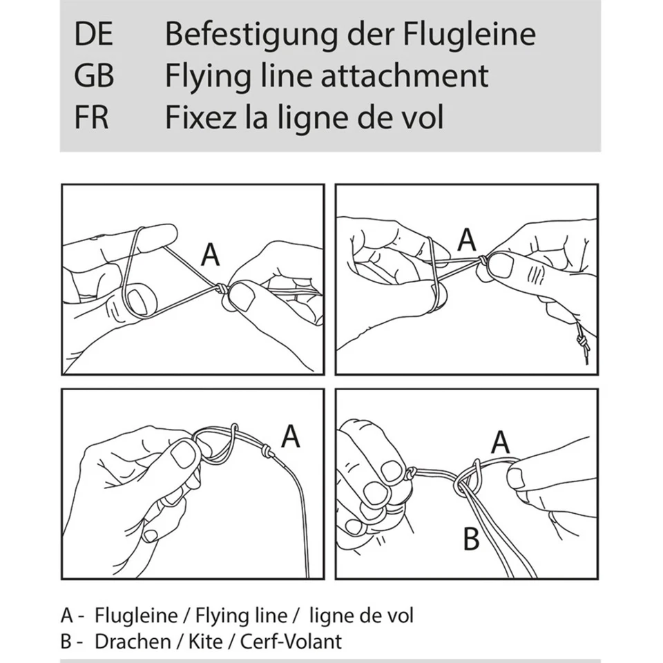 CIM Kinder-Drachen Eddy XL Rainbow MUSTHAVE drachenfliegen Schnur Flugdrachen - Bild 3 von 4