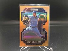 Trey Dombroski 2022 Prizm Draft Neon Orange PDP133 /50 Monmouth Astros