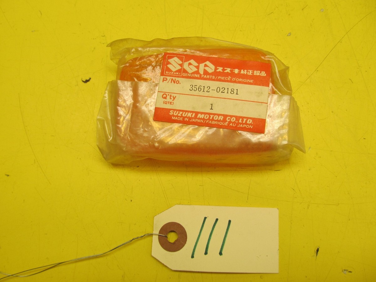 Rika NOS GENUINE SUZUKI 35612-02181 INDICATOR LENS, TURN SIGNAL LAMP
