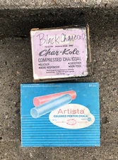 Dick Blick Chalk Char-kole Charcoal Artists Colored Poster Chalk