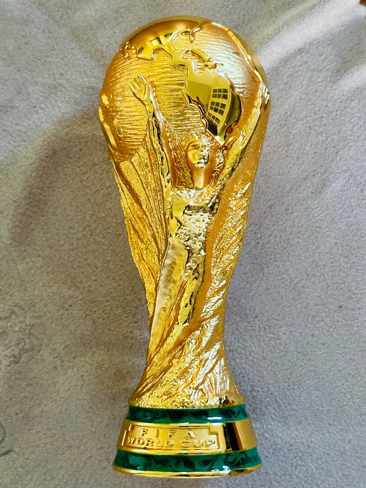 FIFA World Cup Qatar 2022 Trophy Replica in Display Case Official Licensed  Product)