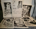 Vintage Sci Fi Prints Life On Other Worlds 1978 Rosebud Production - New In Pkg