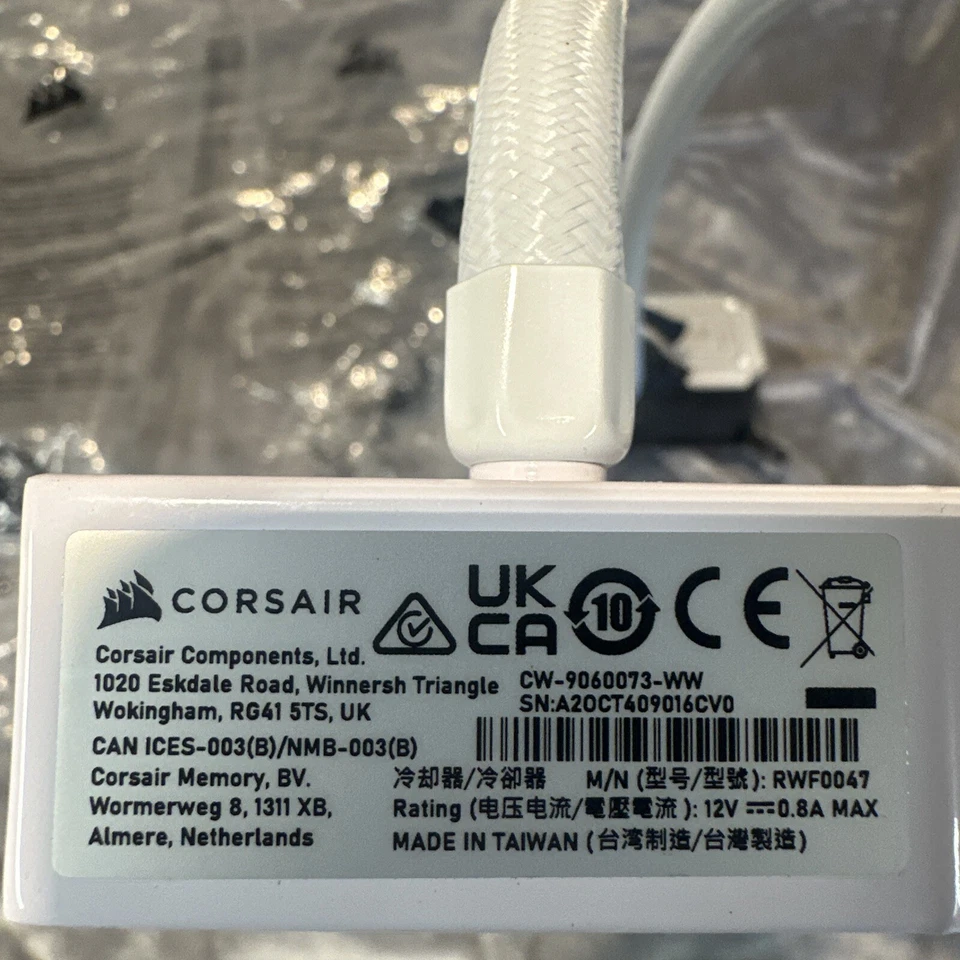 Corsair iCUE H150i ELITE CAPELLIX XT Liquid CPU Cooler, White READ - Image 2 of 4