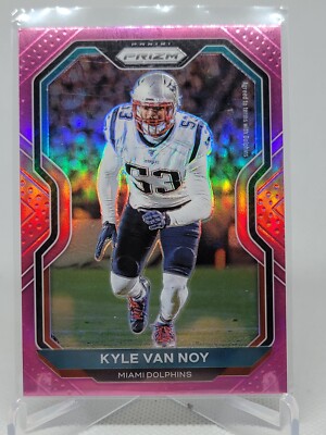 Kyle Van Noy 2020 Panini Prizm Pink Prizm Football Card Patriots 16 D1B