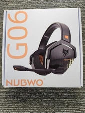 New NUBWO G06-BT Wireless Gaming Headset with Microphone for PS5, PS4, PC, Mac