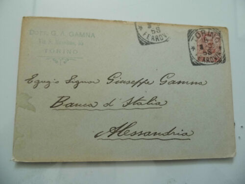 Cartolina Postale "BANCA D'ITALIA - ALESSANDRIA"  1902 - Afbeelding 1 van 2