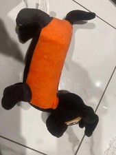 DACHSHUND Weiner Dog as HOT DOG Plush Ideal Toy RARE Specialty Toy