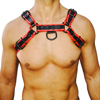 6751 awanstar Bulldog Leder Harness Chest leather Harness,Brust Lederharness