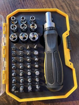 #ad WORKZONE TOOLS 38 pc. RATCHETING SCREWDRIVER SET 0277980 $35.00