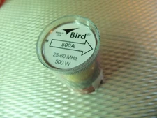 Bird 43 Thruline WattMeter Element 500W 500A 25-60MHz NEW