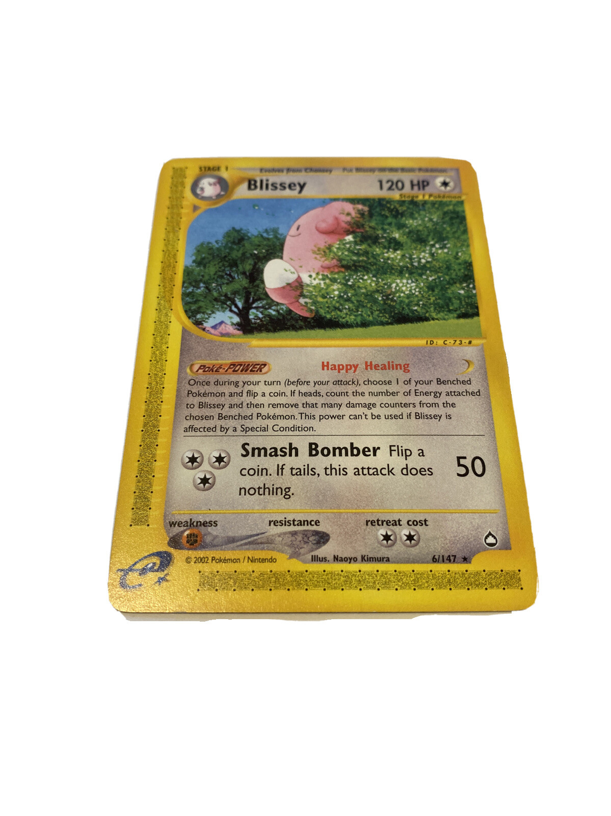 RARE BLISSEY 6/147 - ORIGINAL EX AQUAPOLIS SET POKEMON CARD