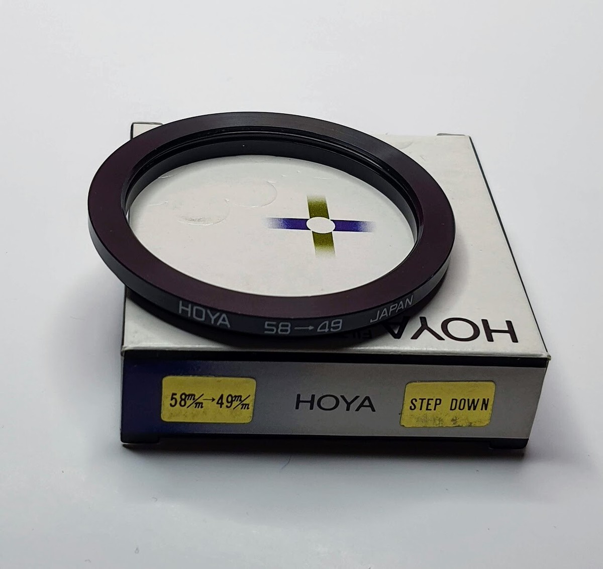 58mm To 49mm Step-Down Filter Adapter – Reduce Lens Filter Size, Metal Construction, 2-Year Warranty