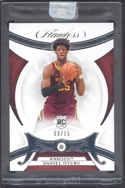 2020 Flawless Collegiate Daniel Oturu Diamond Gem #3/15 Minnesota Golden Gophers