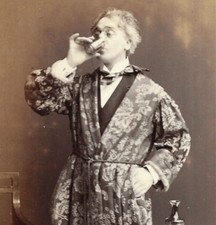 Victorian Cabinet Card Photo British Actor Edward Smith Willard London Studio