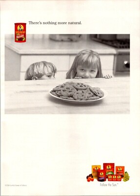Sun-Maid Raisins Nothing more natural Original Vintage Print Ad