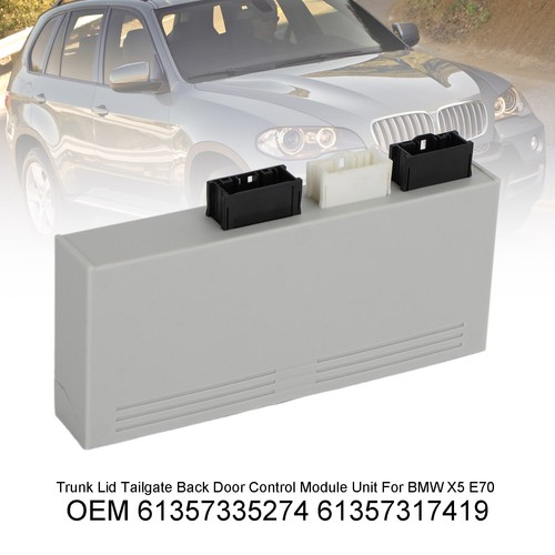 Trunk Lid Tailgate Back Door Control Module Unit For BMW X5 E70 61357335274 ZY