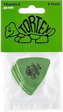 Dunlop Tortex Triangle Guitar Picks.88mm 6