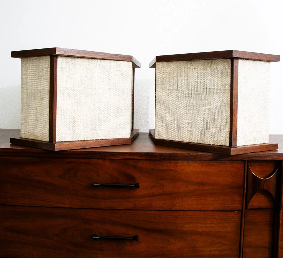 Altavoces Modernos Mediados de Siglo Bose Serie 901 II Altavoz Alta Fidelidad Nogal 18 Controladores Foto 4 de 4