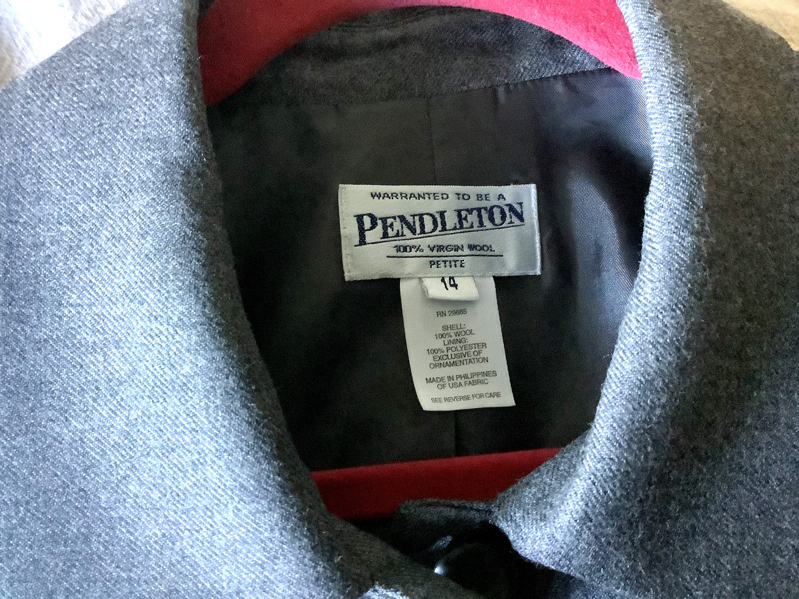 WOMEN'S PENDLETON BLAZER VIRGIN WOOL EMBROIDERY O… - image 4