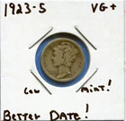 W@W 1923-s  MERCURY DIME !!!! ( Better Date !!!! ) VG+ !!!!!