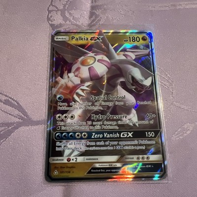 Pokémon Palkia GX TCG Sun & Moon Ultra Prism Holo Card 101/156 NM Condition