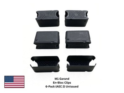 Original (NOS) M1 Garand .30-06 .308 En Bloc Clips, 6 Pack (AEC 2) Anaheim CA