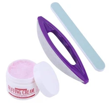 Nail Buffer And Shine Kit, Nail Manicure Tool Kit, 3Pcs Nail Buffer and Shine.