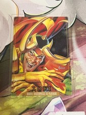 Loki #50 2024 SkyBox Marvel Masterpieces 92 Platinum Base Trading Card NM