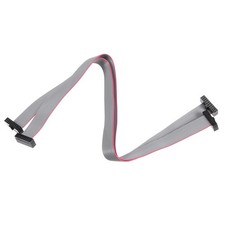 2 x IDC 14Pin Connector Flat Ribbon Cable Female Connector L 20cm 1.27mm Pitch