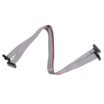 2 x IDC 14Pin Connector Flat Ribbon Cable Female Connector L 20cm 1.27mm Pitch
