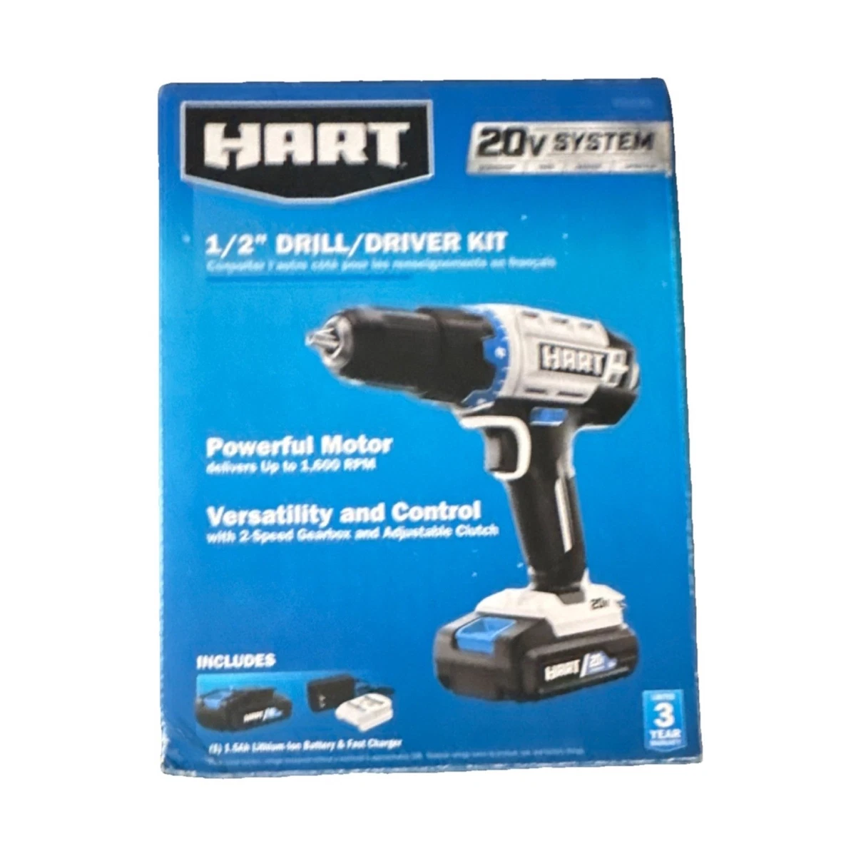 Perceuse Visseuse à Percussion HART 20V Sans Batterie - Outil Seul Neuf Sous Blister