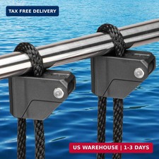 Boat Fender Clips,Quick Release Adjustable Boat Rail Cleats Fender Clip