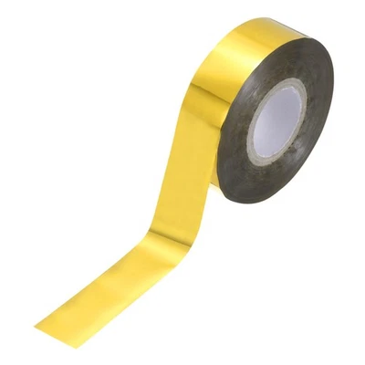 Rouleau PET métallisé doré pour transfert thermique 0,8"x394pi - Photo 1/4