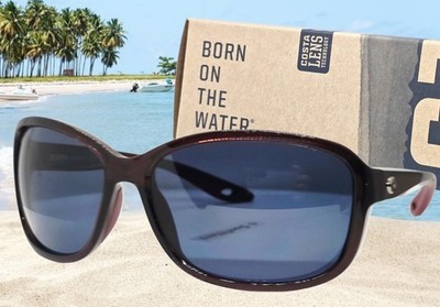COSTA DEL MAR urchin/gray SEADRIFT polarized 580P sunglasses NEW IN BOX! (M-60)