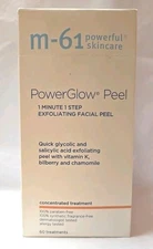 m-61 PowerGlow Peel | Exfoliating Facial Peel With Glycolic, Salicylic Acid. 1 M