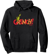 Dr. Seuss Grinch with Max Pullover Hoodie Pullover Size S-3XL